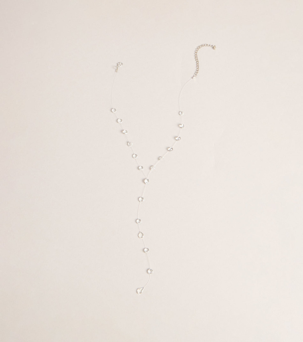 Barely There Shine Lariat Necklace