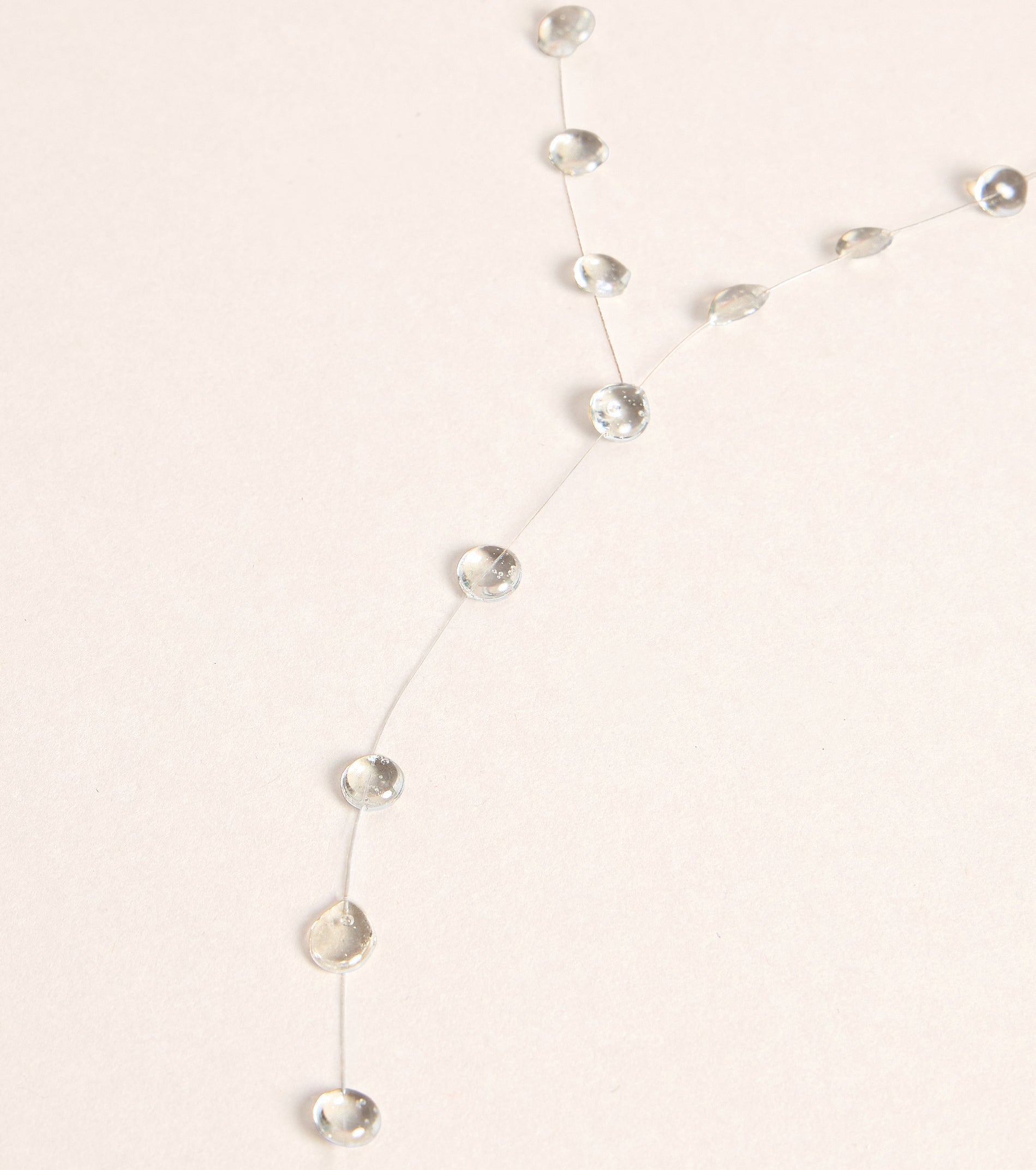 Barely There Shine Lariat Necklace