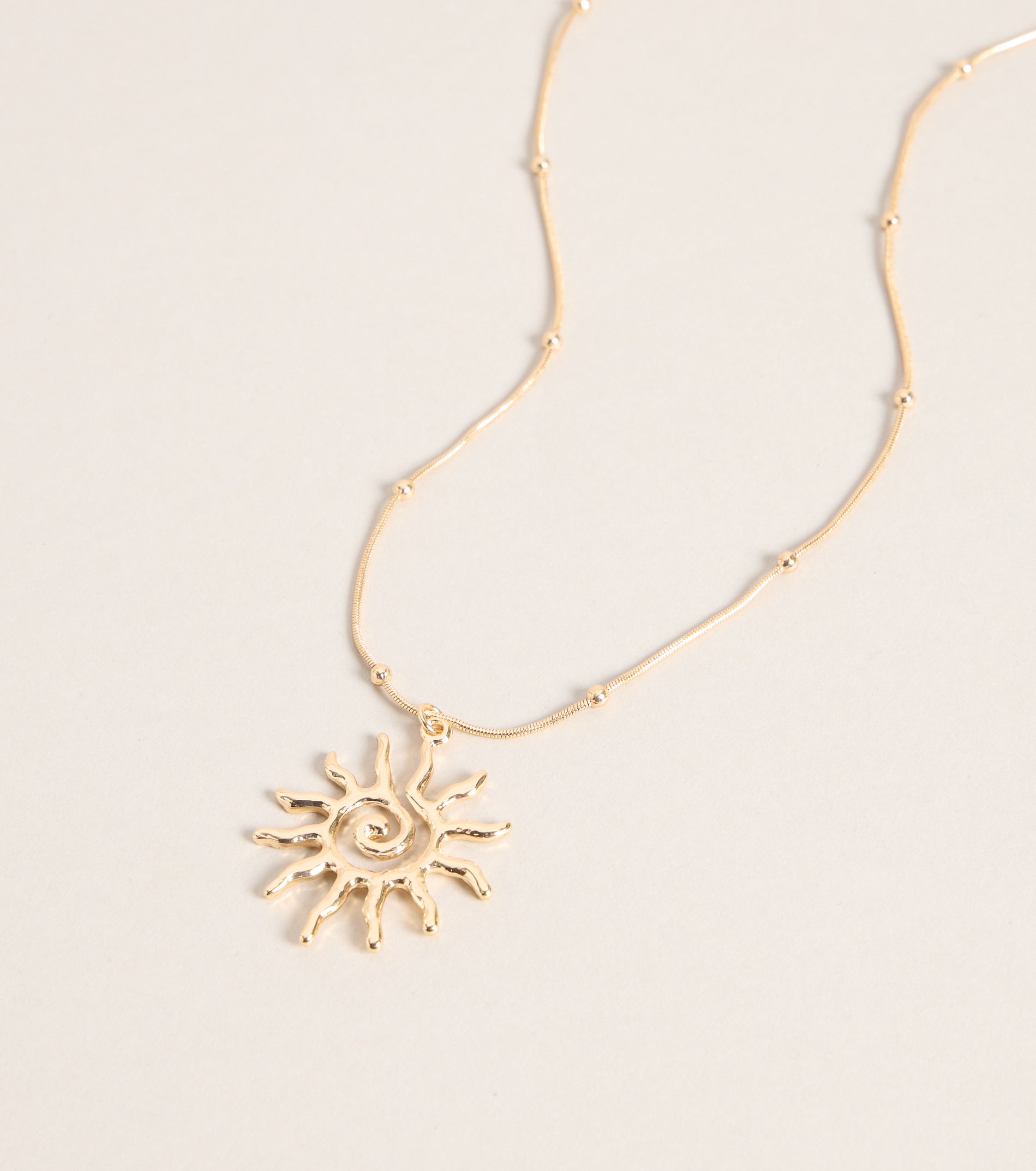 Sun Chaser Charm Necklace