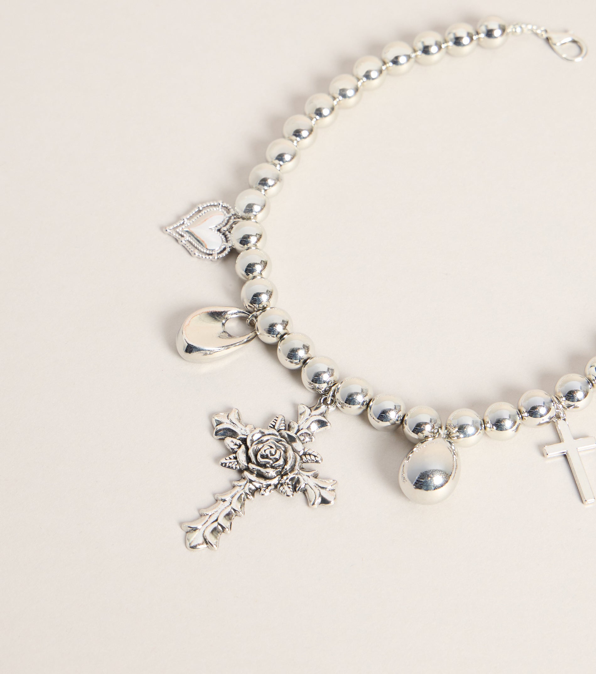 Cross My Heart Charm Necklace