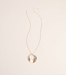 Circle Back Pendant Necklace