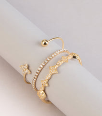 All The Sparkle Three-Pack Bracelet Set