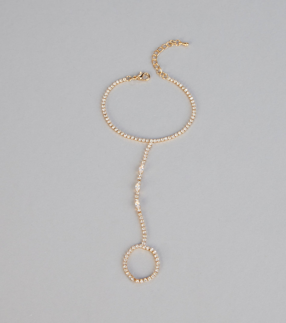 Diamond Drift Hand Chain