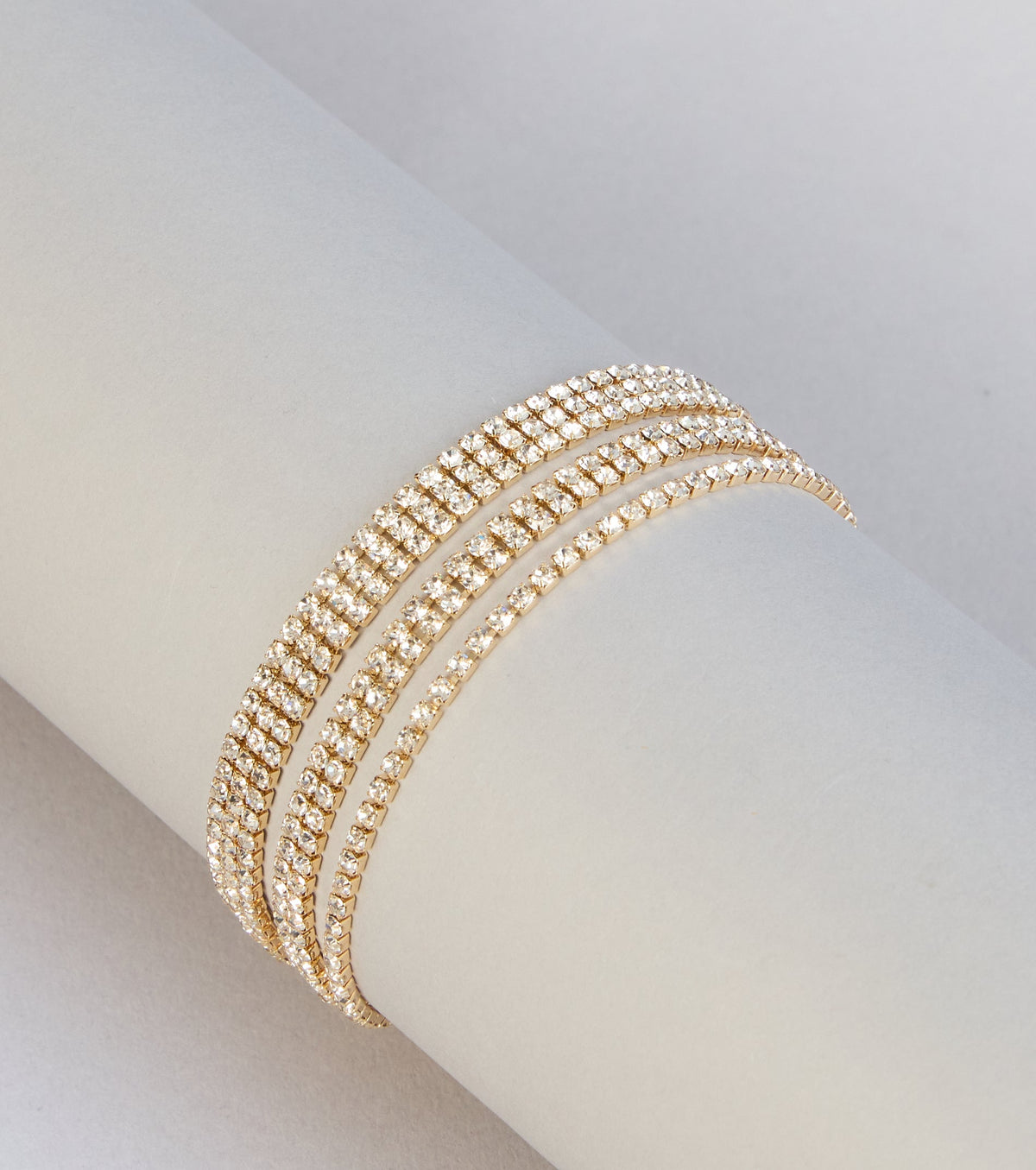 Wrapped In Shine Rhinestone Anklet