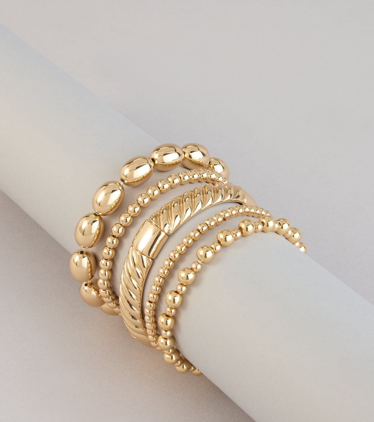 Everyday Shine Five-Piece Bracelet Set