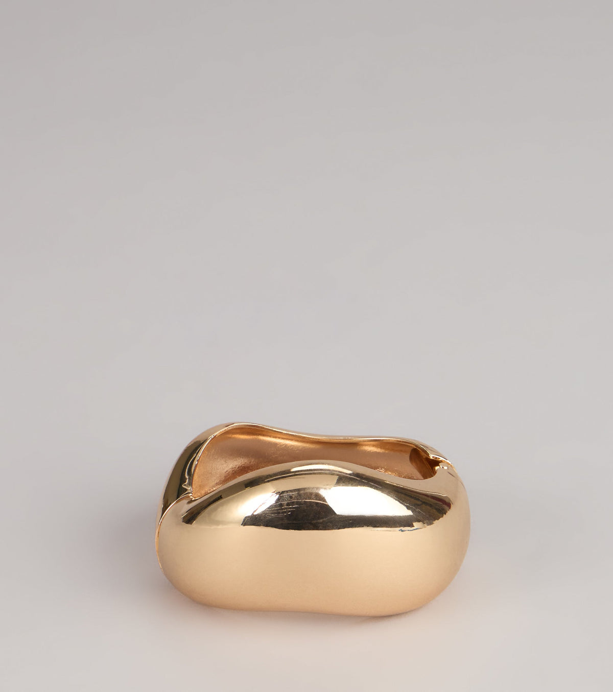 Melted Moment Sculpted Bangle Bracelet