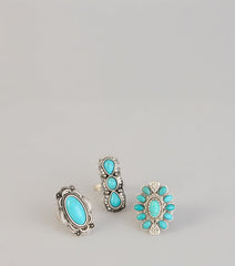 Boho Spirit Ring Trio