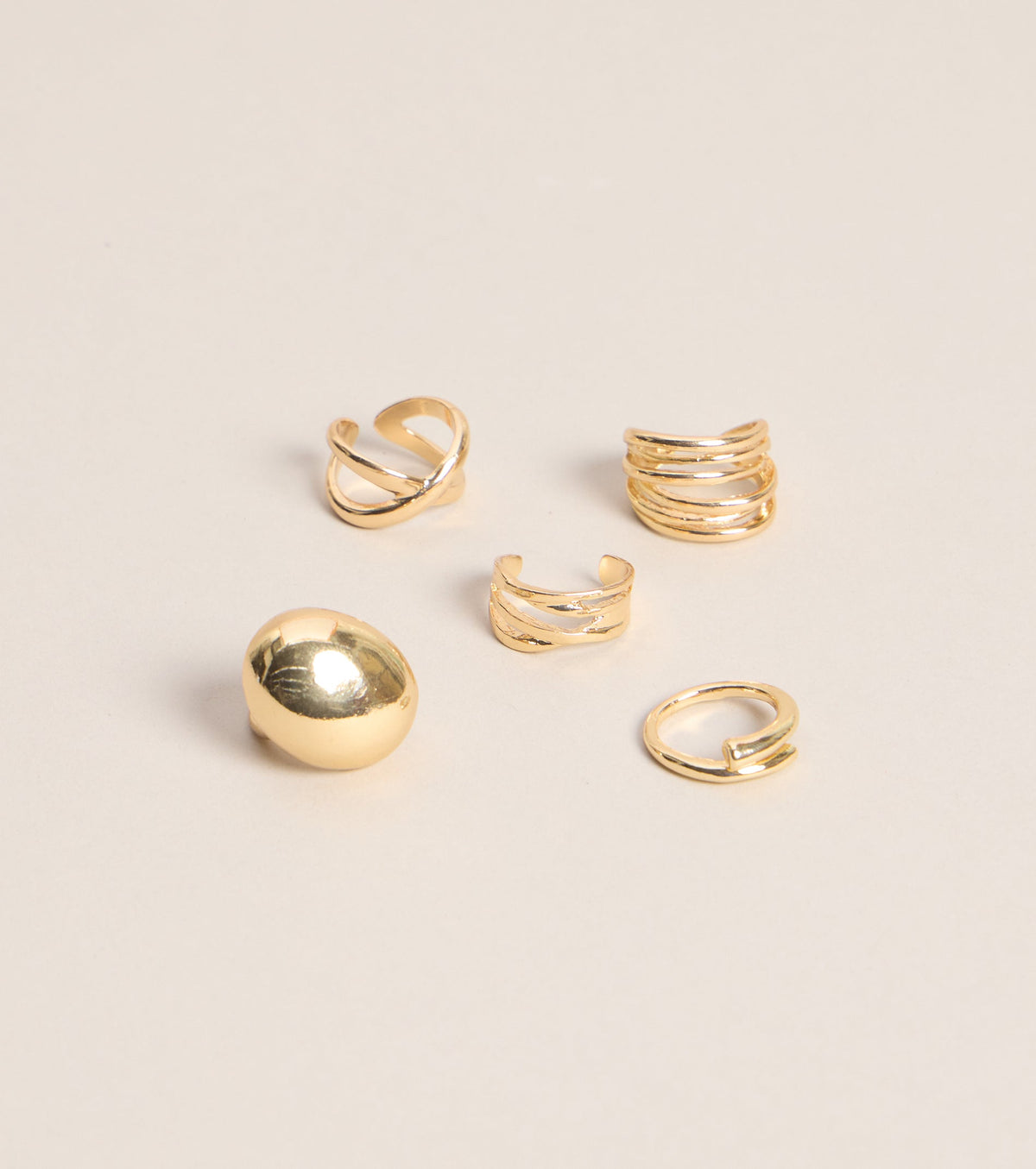 Stack The Attitude Five-Pack Ring Set