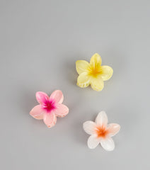 Sweet Bloom Flower Hair Clip Set