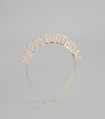 Birthday Glow Pearl Headband