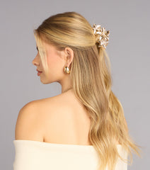 Easy Blooms Floral Claw Clip