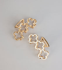 Lucky Charm Clover Claw Clip Set