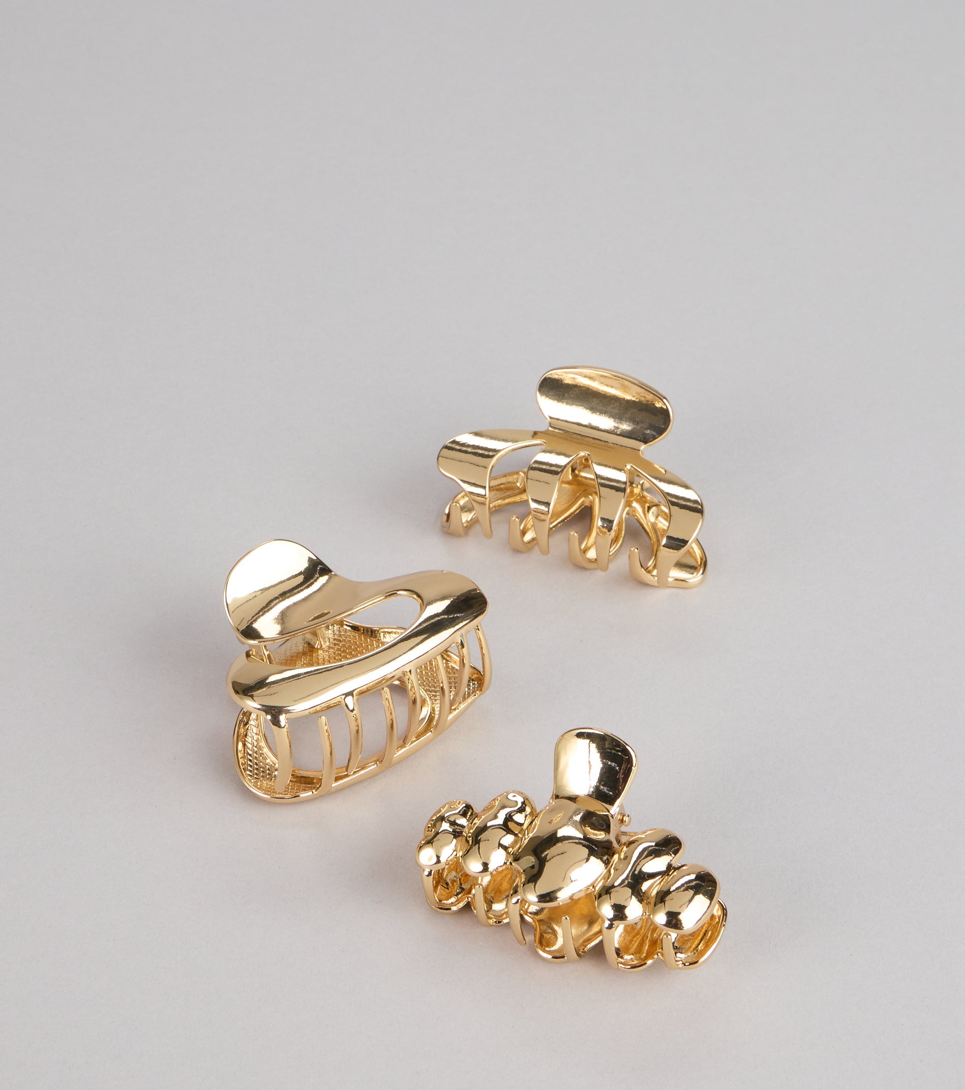 Tiny Treasure Hair Claw Clip Trio
