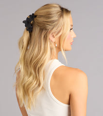 Soft Bloom Flower Hair Claw Clip Set