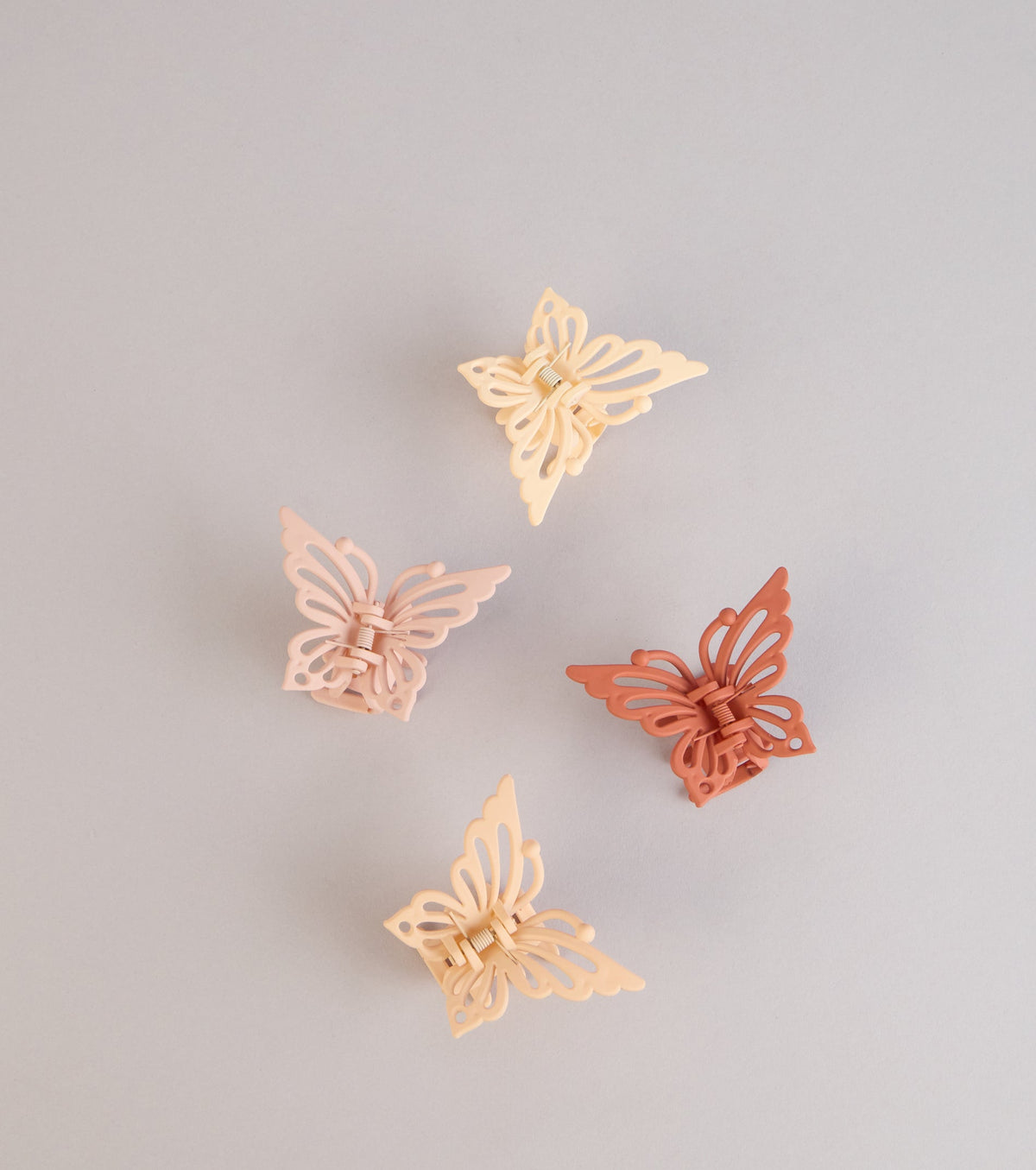 Whimsical Charm Butterfly Claw Clip Set