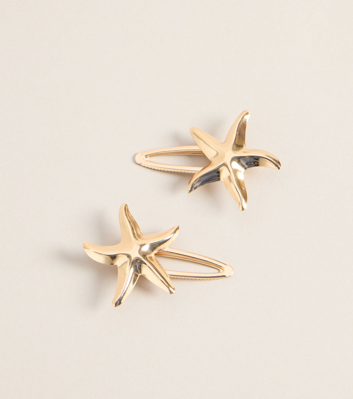 Seas The Day Starfish Hair Clip Set
