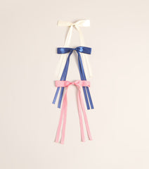 Sweet Side Three-Pack Bow Hair Clips