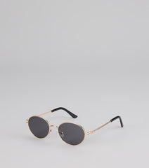 Sunkissed Round Metal Sunglasses