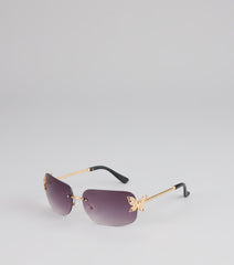 Pretty Intent Butterfly Side Sunglasses