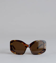 City Walk Tortoise Oversized Sunglasses