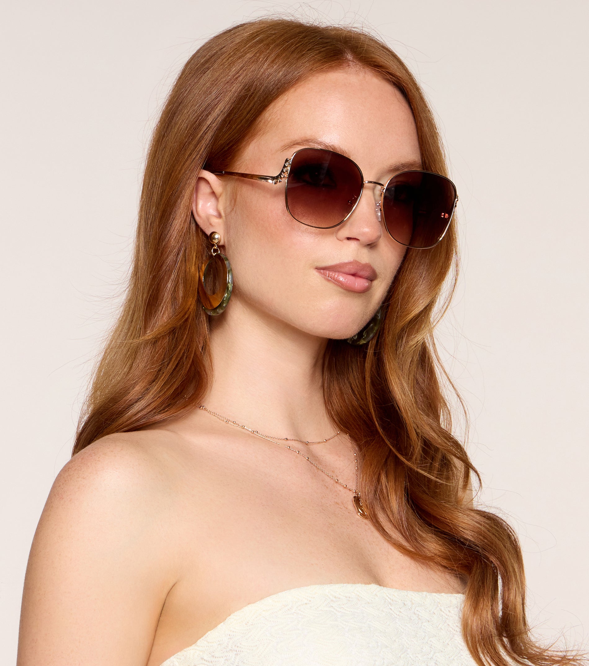 Golden Hour Gossip Sunglasses