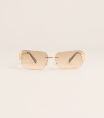 Pretty Intent Butterfly Side Sunglasses