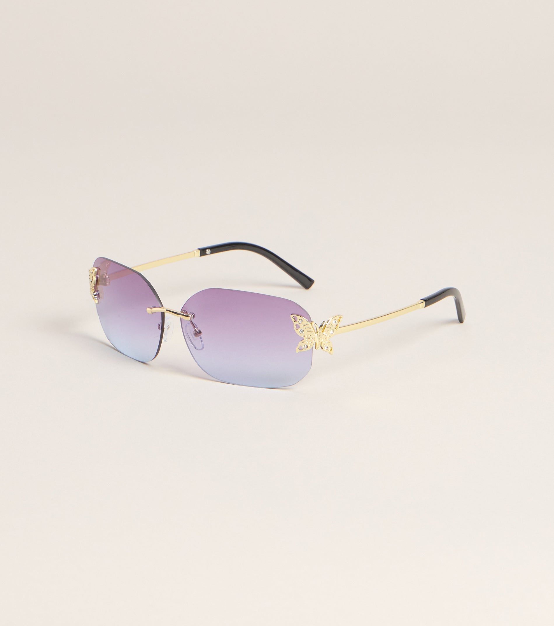 Pretty Intent Butterfly Side Sunglasses
