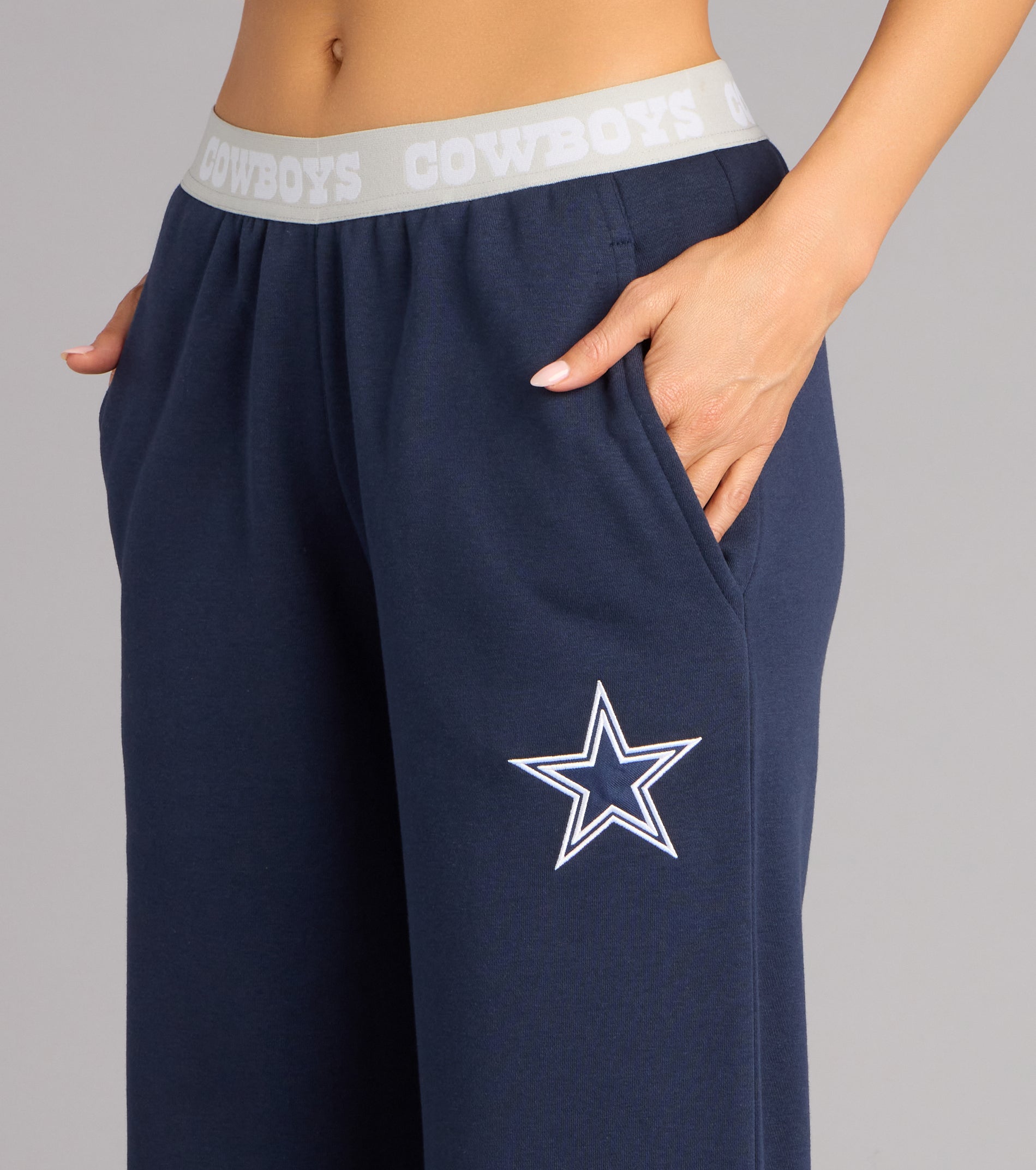Ultra Game NFL Dallas Cowboys Wide-Leg Sweatpants