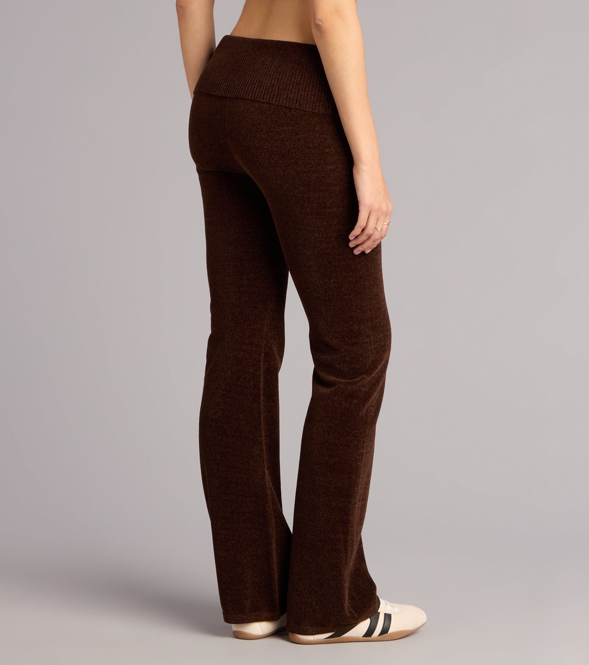 Cozy Girl Chenille Knit Flare Pants