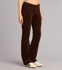 Cozy Girl Chenille Knit Flare Pants
