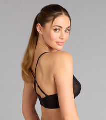 Sheer Ease Mesh Triangle Bralette