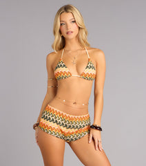Sunlit Mood Crochet Swim Shorts