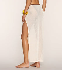 Sun Chaser Crochet Maxi Skirt Coverup