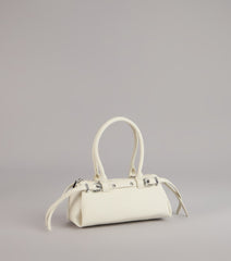 Chic Plans Buckle Strap Mini Handbag