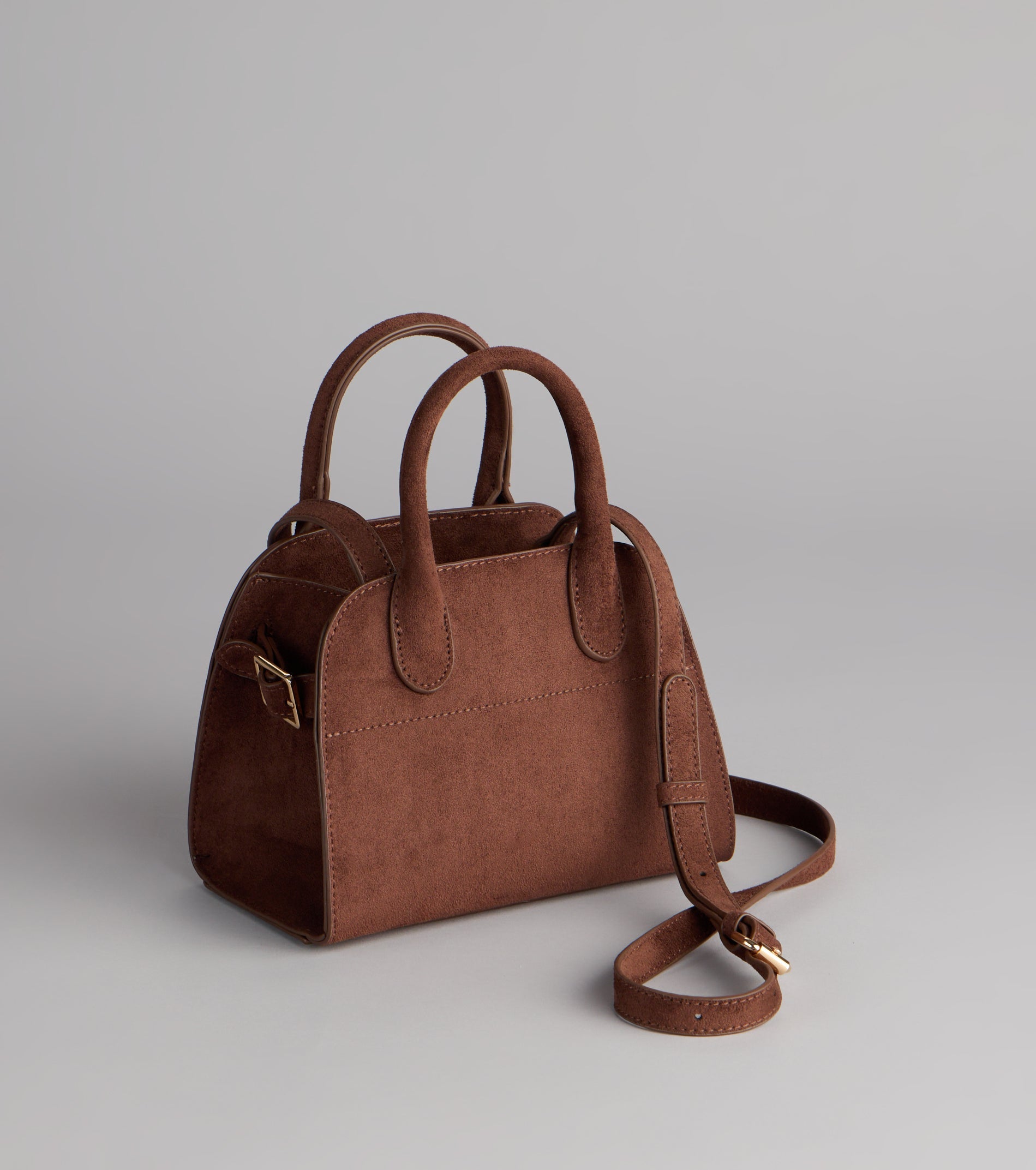 Mini Moment Faux Suede Tote Bag