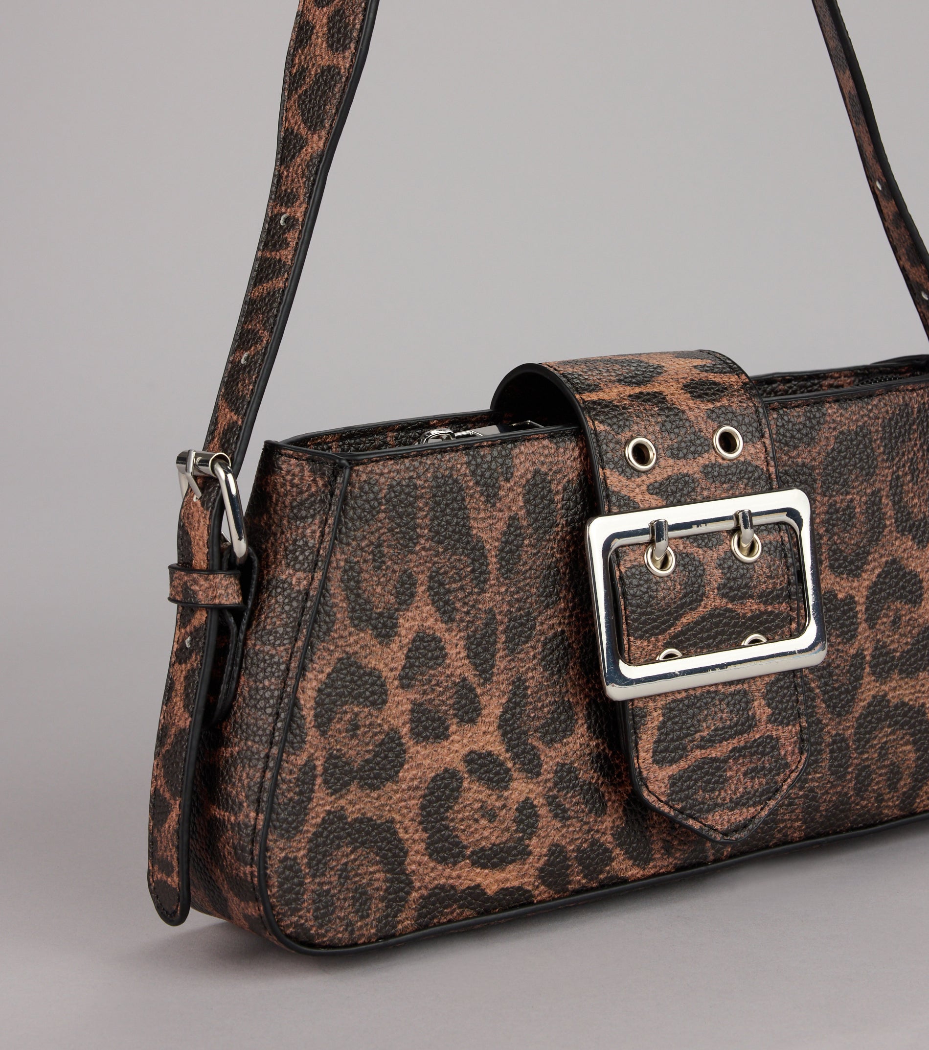 Street Fierce Leopard Shoulder Bag