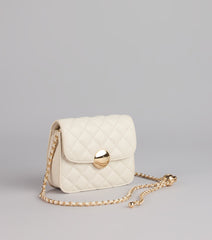 The Polished Quilted Crossbody Bag