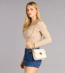 The Polished Quilted Crossbody Bag