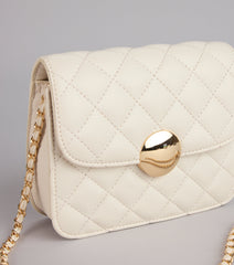 The Polished Quilted Crossbody Bag