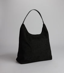 Out And About Faux Suede Tote Bag