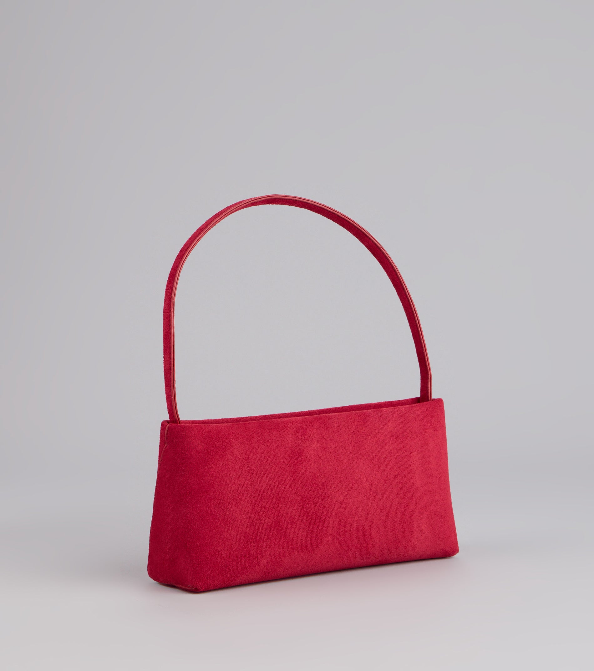 Carry All Day Faux Suede Shoulder Bag