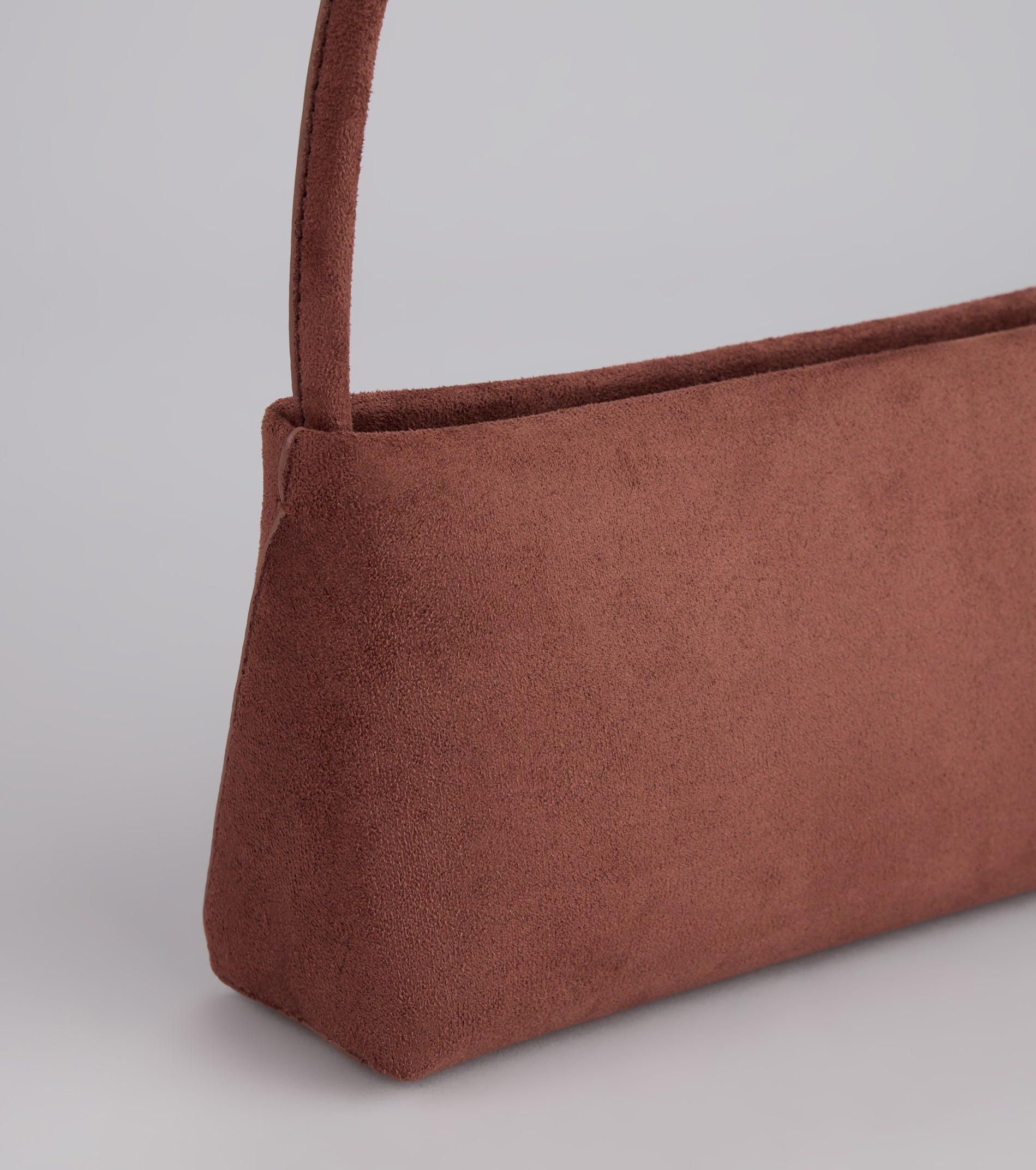 Carry All Day Faux Suede Shoulder Bag