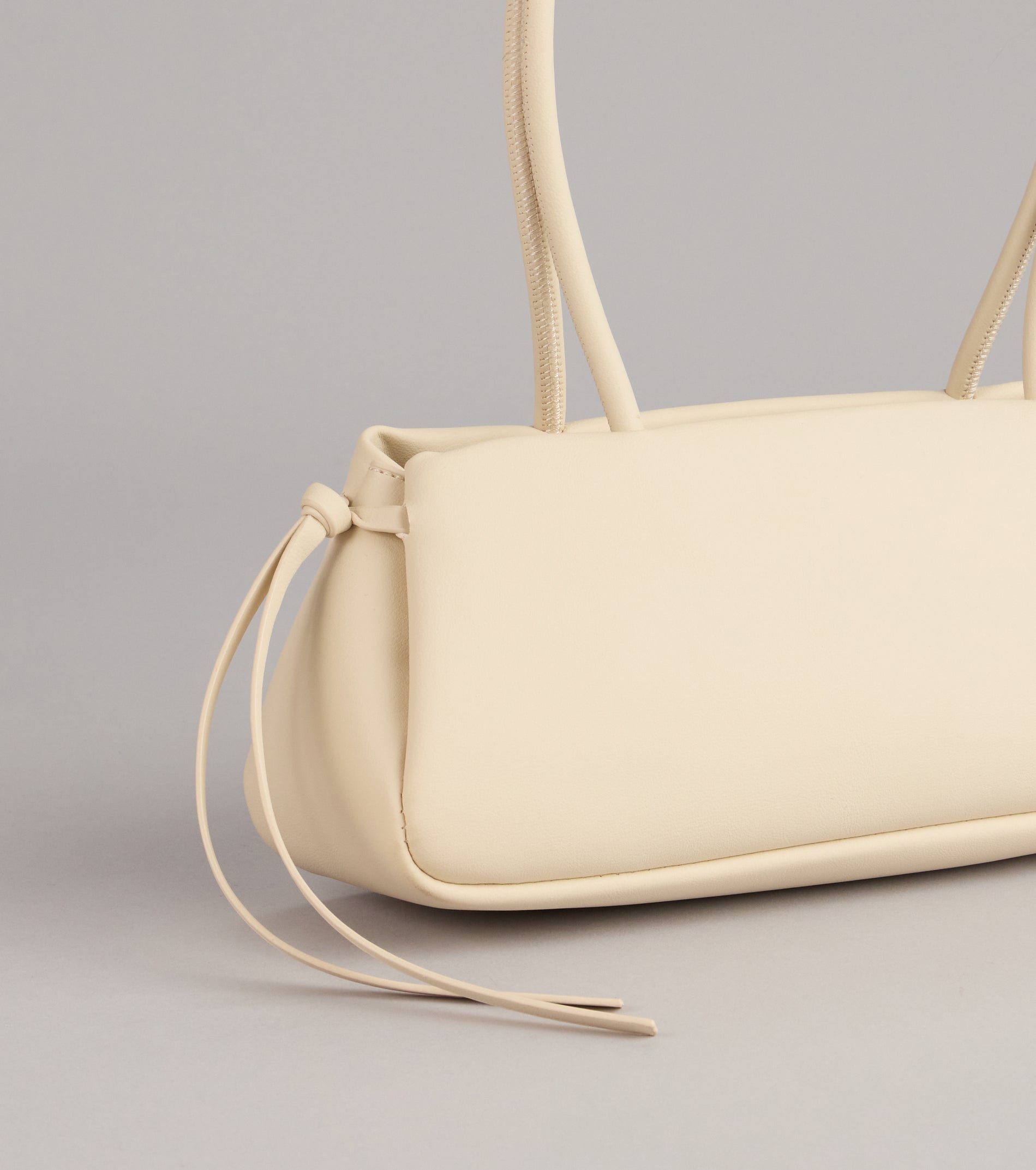Quiet Luxury Knot Detail Satchel Bag