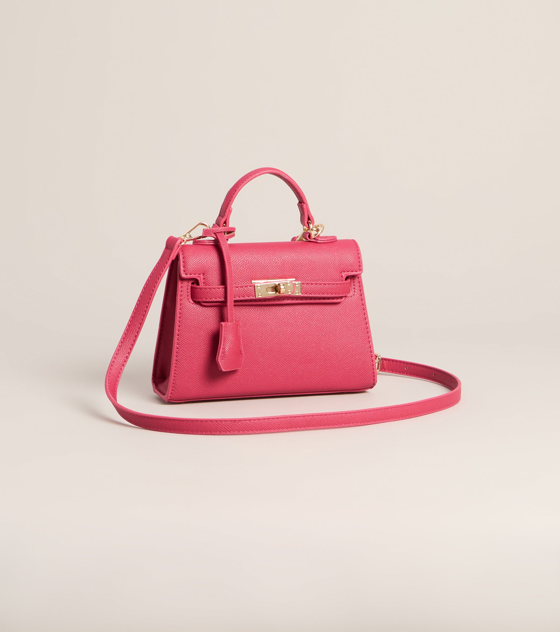 Iconic Behavior Twist Lock Mini Satchel Bag