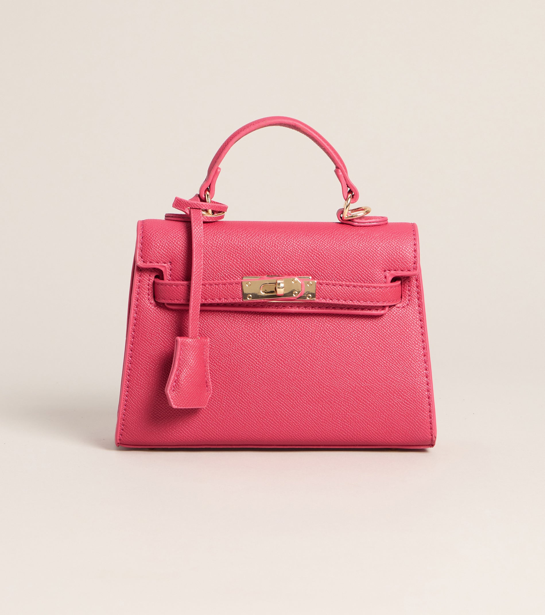 Iconic Behavior Twist Lock Mini Satchel Bag