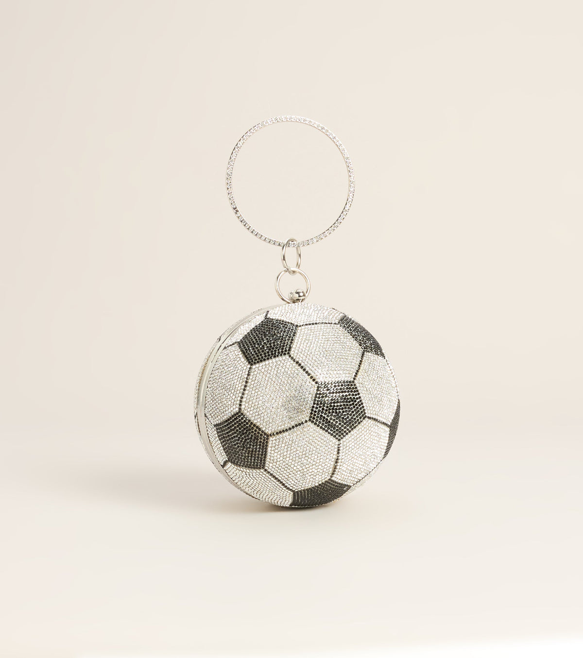 Kicked A Goal Soccer Rhinestone Bag