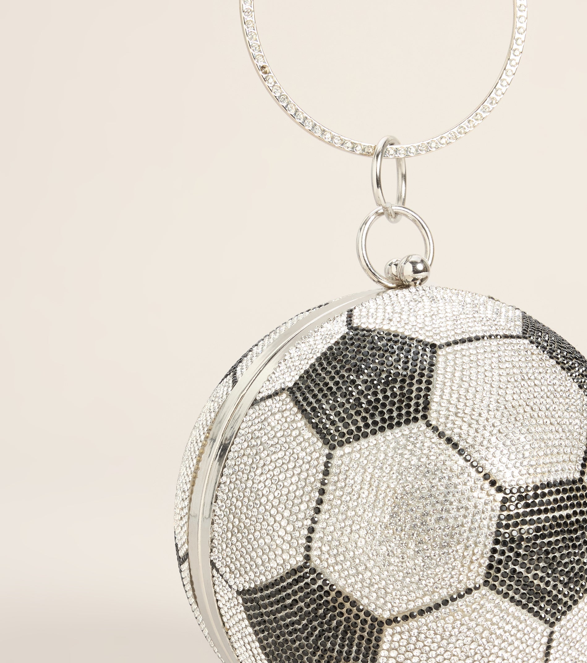 Kicked A Goal Soccer Rhinestone Bag