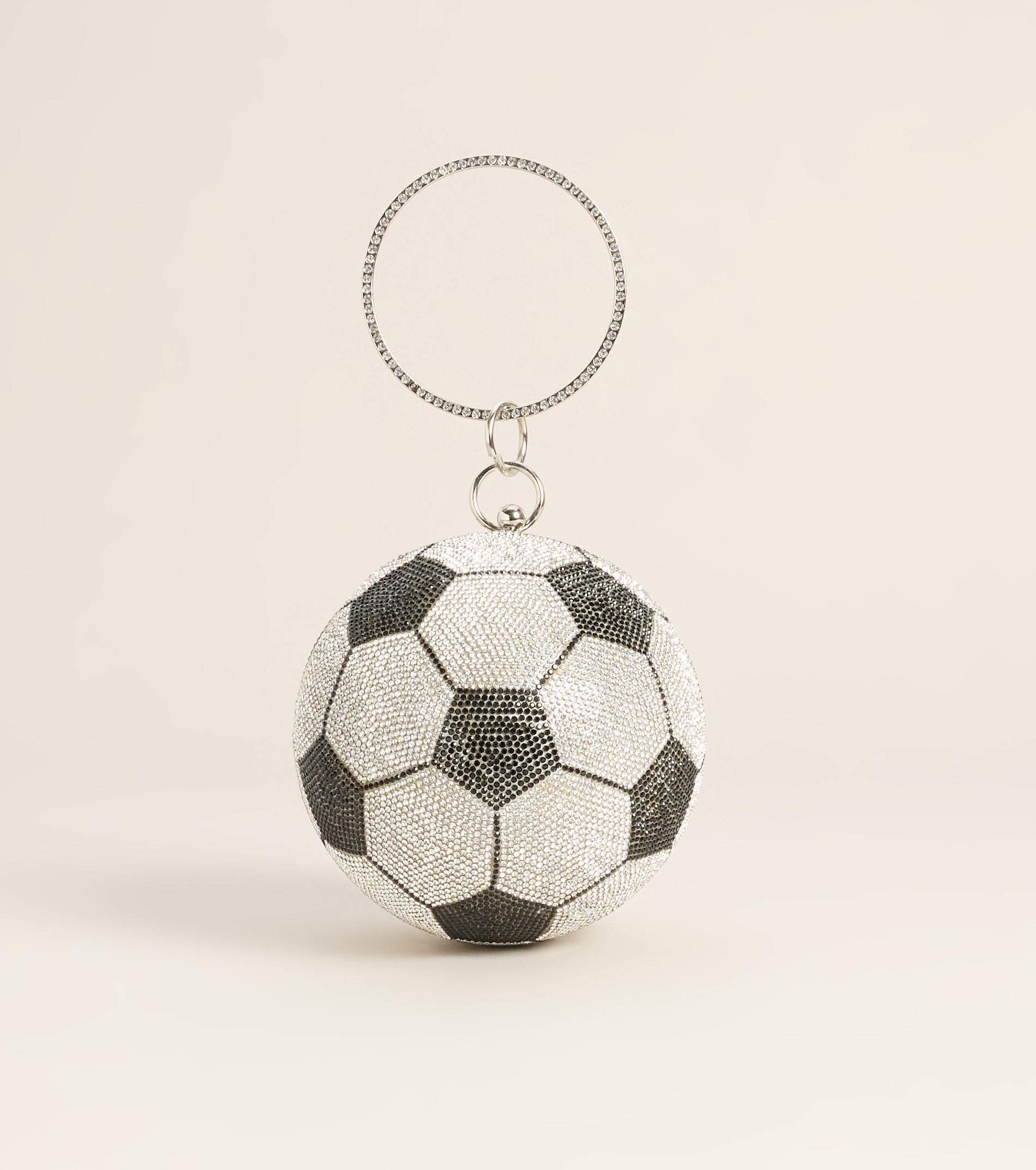 Kicked A Goal Soccer Rhinestone Bag