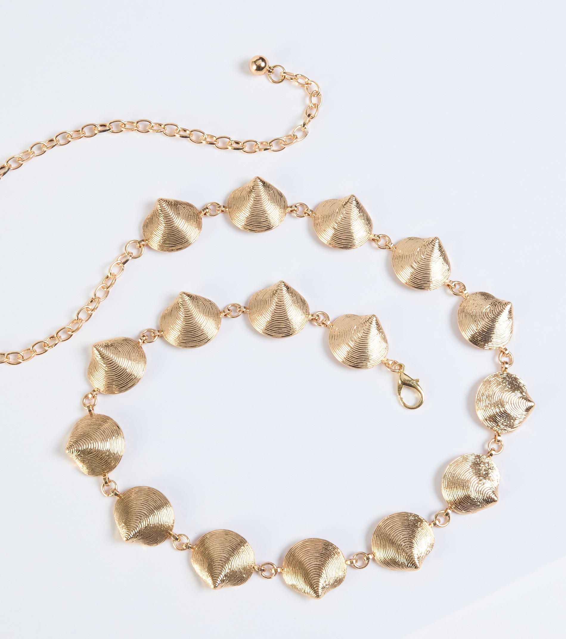 All For Charm Shell Chain Belt