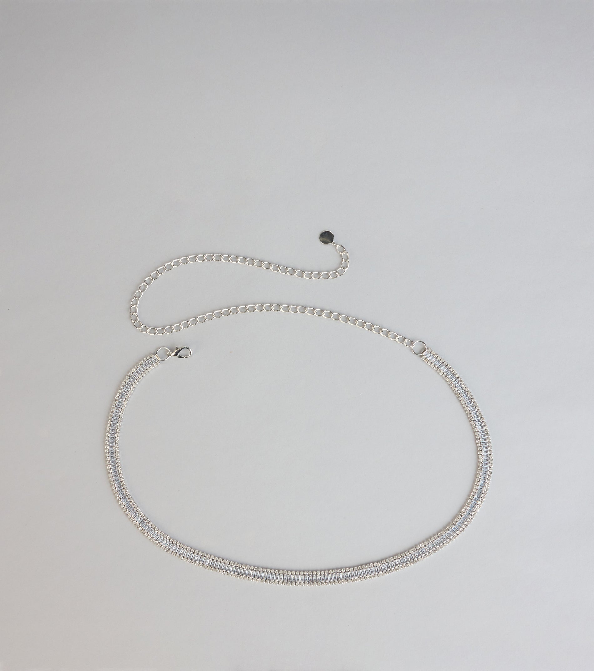 Shimmer Statement Cubic Zirconia Belt